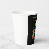 Santa Turtle Christmas Ugly Sweater Funny Holiday Pappbecher (Rechts)