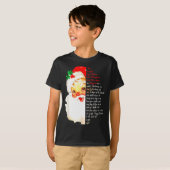 Santa Twas The Night Before Christmas Matching Paj T-Shirt (Vorne ganz)
