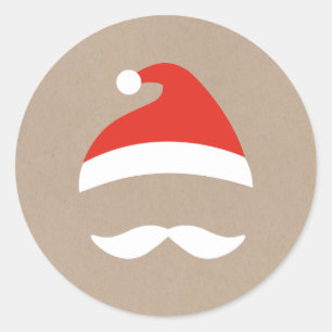 Santa Typ Aufkleber