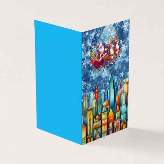 SANTA ÜBER DER STADT (Vorderseite)