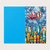 SANTA ÜBER DER STADT (Außenseite Aufgefaltet)