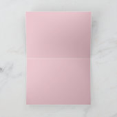 Santa über der Stadt Grußkarte Karte (Innenseite)