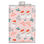 Santa überall drucken Joful Greetings Collection Flachmann (Rückseite)