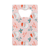 Santa überall drucken Joful Greetings Collection Geldbeutel Flaschenöffner (Rückseite)