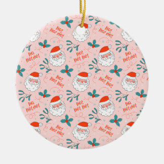 Santa überall drucken Joful Greetings Collection Keramik Ornament