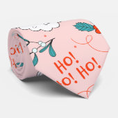 Santa überall drucken Joful Greetings Collection Krawatte (Gerollt)