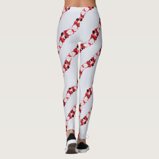 Santa überall über Leggings (Rückseite)