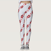 Santa überall über Leggings (Vorderseite)