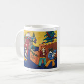 Santa Überraschung Kaffeetasse (Vorderseite Links)