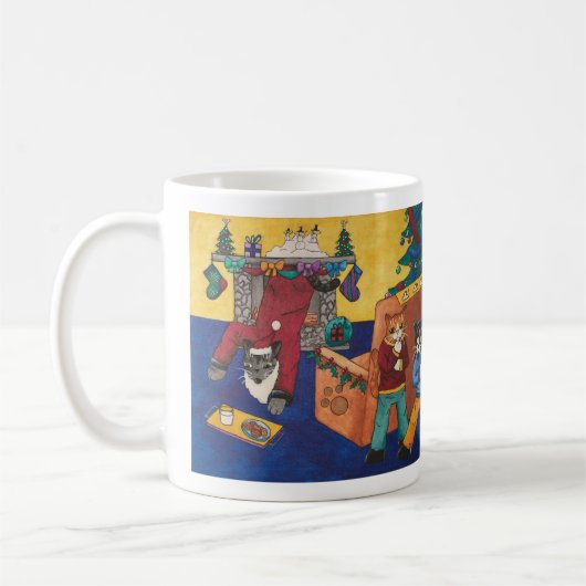 Santa Überraschung Kaffeetasse (Links)