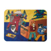 Santa Überraschung Magnet (Horizontal)