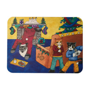 Santa Überraschung Magnet