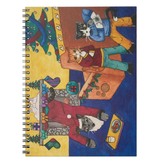 Santa Überraschung Notizblock (Vorderseite)