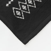 Santa Ugly Christmas Sweater Denver Football Funny Fleecedecke (Ecke)