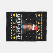 Santa Ugly Christmas Sweater Meme Fleecedecke (Vorderseite (Horizontal))