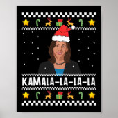 Santa Ugly Christmas Sweater Meme Poster (Vorne)