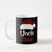 Santa Uncle Claus Red Kariert Family Pajamas Chris Kaffeetasse (Links)