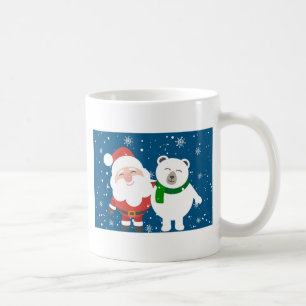 Santa und Bär Kaffeetasse