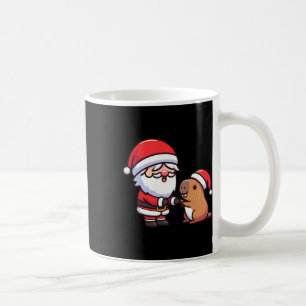 Santa und Capybara Hochglanzjunge Christ Kaffeetasse