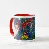 SANTA UND CHRISTMAS NIGHT TASSE (Vorderseite Links)