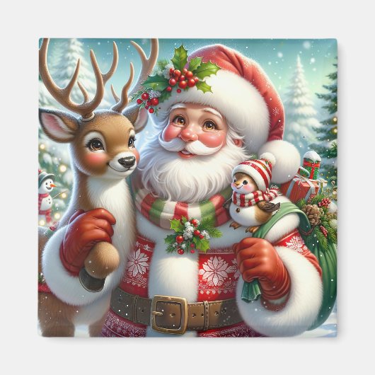 Santa und Companion Magnet (Vorne)