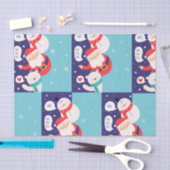 Santa und Crew Seidenpapier (Handwerk)