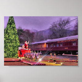 Santa und der Polar Express Poster