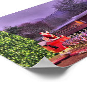 Santa und der Polar Express Poster (Ecke)