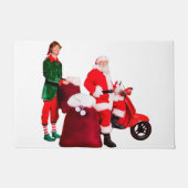 Santa und ein Elf Doormat Fußmatte (Vorderseite)