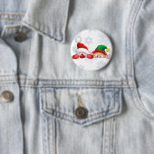 Santa und Elf Niedliche und lustige Charaktere pin Button (Beispiel)