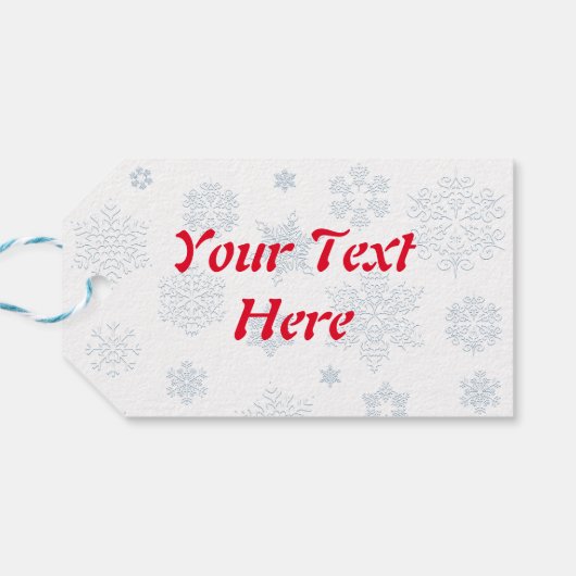 Santa und Elf Niedliche und lustige Charaktere pin Geschenkanhänger (Rückseite Horizontal)