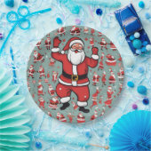 Santa und Elfen Pappteller (Party)