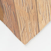 Santa und Elves machen Spielzeug | Weihnachten Fleecedecke (Ecke)