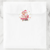Santa und Frau Claus Sticker (Tasche)