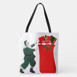 Santa und Geschenksack Toag Tasche