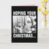 SANTA UND KINDERKRISTKARTEN KARTE (Gelbe Blume)