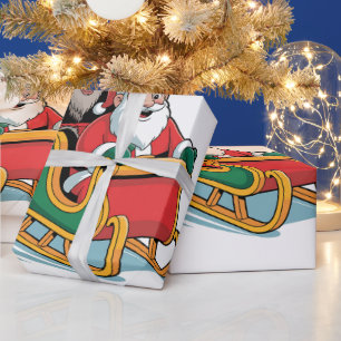 Santa und Krampus Böse Dunkle Weihnachten Horror X Geschenkpapier