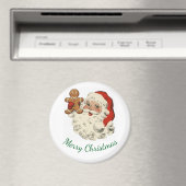 Santa und Lebkuchenmann-Magnet Magnet (In Situ (Geschirrspüler))