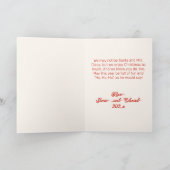 Santa und Mrs Claus frohe Weihnachten (Innenseite)