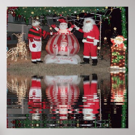 Santa und Mrs Claus Poster (Vorne)