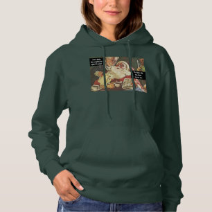 Santa und Mrs. Claus Unartig ist nett Vintage Lust Hoodie