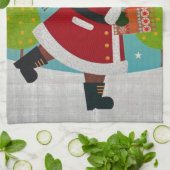 Santa und Presents Geschirrtuch (Gefaltet)