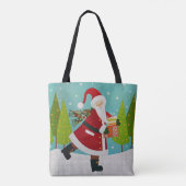 Santa und Presents Tasche (Rückseite)