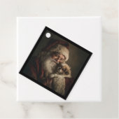 Santa und Puppy Geschenkanhänger (Beispiel)