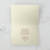 Santa und Puppy machen Weihnachtskarte für das Nic Karte (Innenseite)