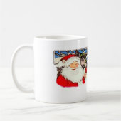 Santa und Reindeer Kaffeetasse (Links)