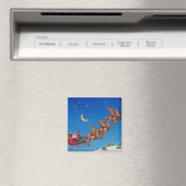 Santa und Reindeer Magnet (In Situ (Geschirrspüler))