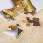 Santa und Reindeer Merry Christmassy Happy Cartoon Puzzle (Seite)