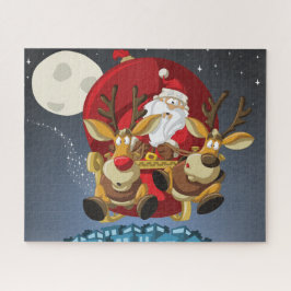 Santa und Reindeer Puzzle