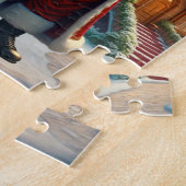 Santa und Reindeer Puzzle (Seite)